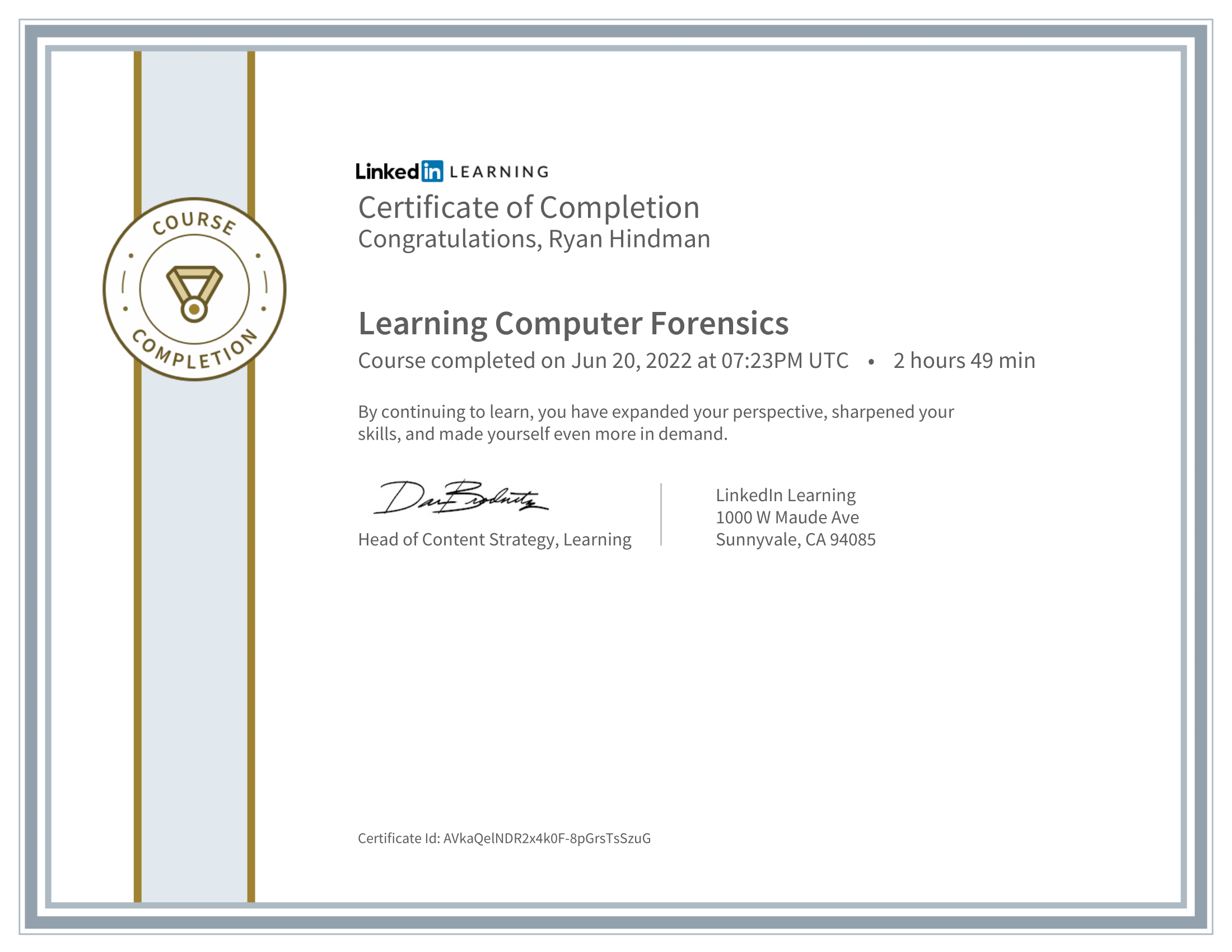 Learning Computer Forensics
